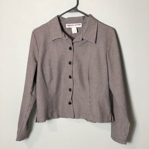 Adolfo Studio houndstooth blazer jacket vintage